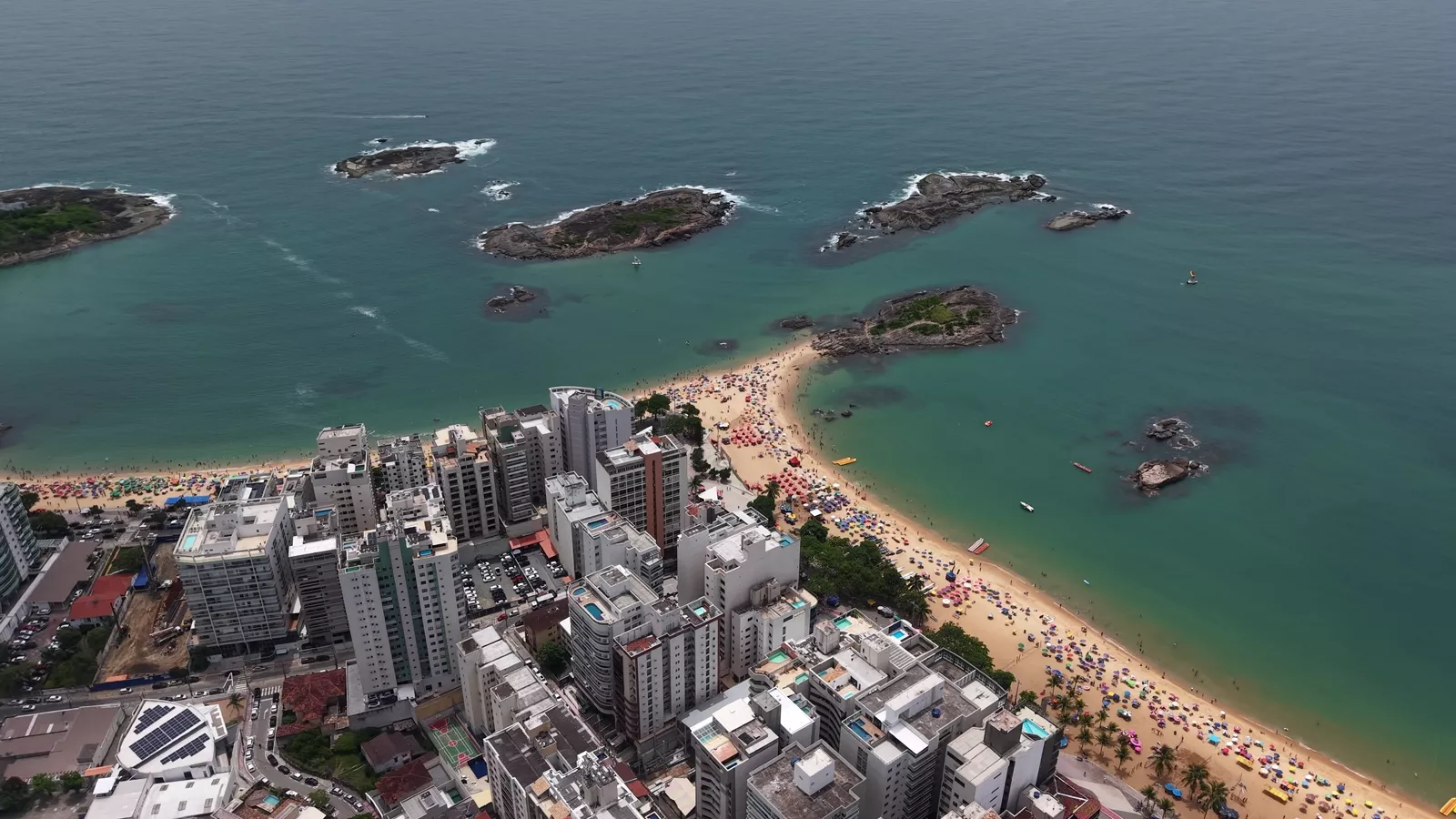 Praia da Costa visto do alto