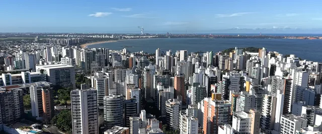 Praia do Canto visto do alto