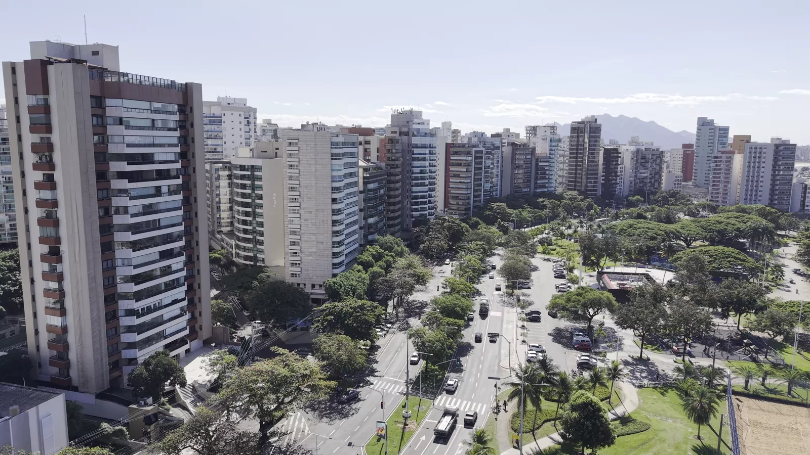 Praia do Canto visto do alto