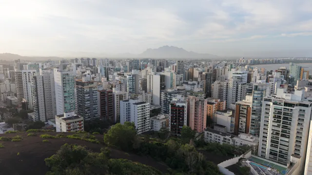Praia do Canto visto do alto