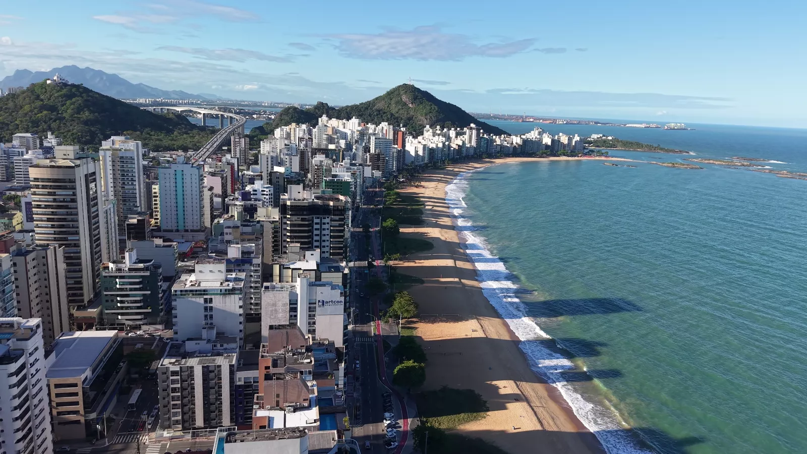 Praia da Costa visto do alto